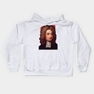 Irish Writer Jonathan Swift illustration Kids Hoodie